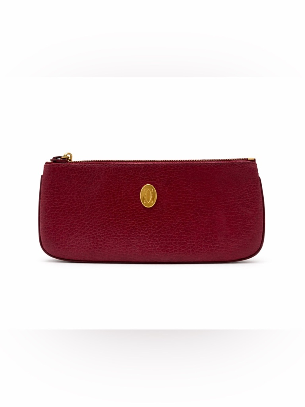 Cartier Red Must de Cartier Leather Coin Pouch